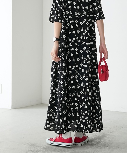 Marni 花柄パフスリーブワンピース Marni 花柄パフスリーブワンピース