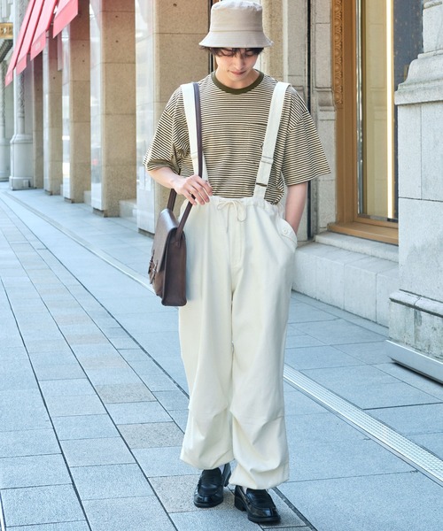 MONO-MART LADY'S（モノマートレディース）の「ワンポイントレトロアニマル刺繍リンガーボーダーTシャツ（Tシャツ/カットソー・レディース・ネイビー/ブラウン/ブラック/オリーブ・FREE）」の15枚目の写真