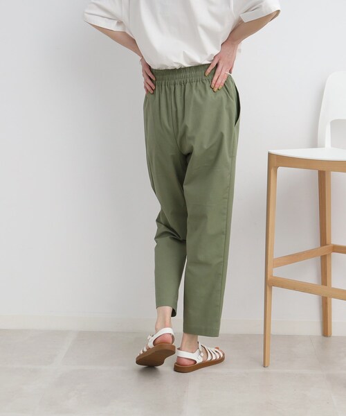 SHOO・LA・RUE(シューラルー)の「◆さらっと大人ナチュラル◎ 麻レーヨン ベイカーパンツ(その他パンツ・レディース・チャコールグレー/カーキ/ベージュ・02/03/04)」の15枚目の写真