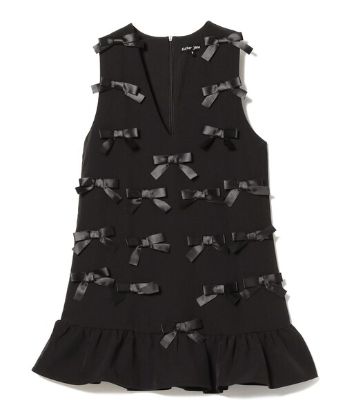 Sister Jane(シスタージェーン)の「sister jane / Bloom Bow Mini Dress(ワンピース・レディース・ブラック・SMALL)」の3枚目の写真