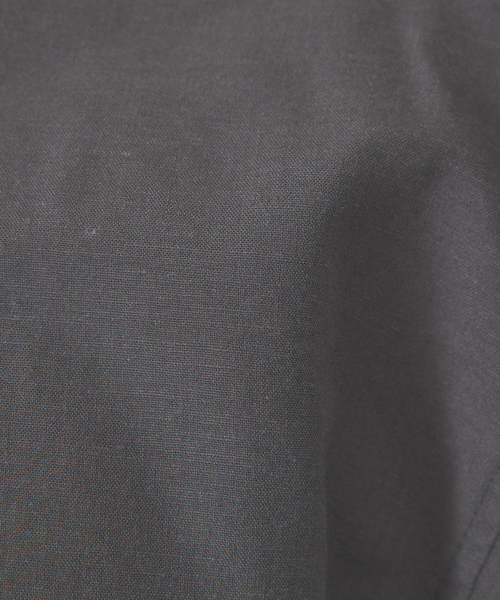 ABAHOUSE GRAY(アバハウスグレイ)の「【ナチュラルリネン】イタリアンカラー シャツ(シャツ/ブラウス・メンズ・スミクロ/グレイッシュベージュ/ブルー/グリーン/ホワイト・46/48/50)」の15枚目の写真