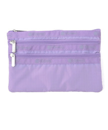 LeSportsac（レスポートサック）の「3ZIP COSMETIC ラベンダー（ポーチ・キッズ）」