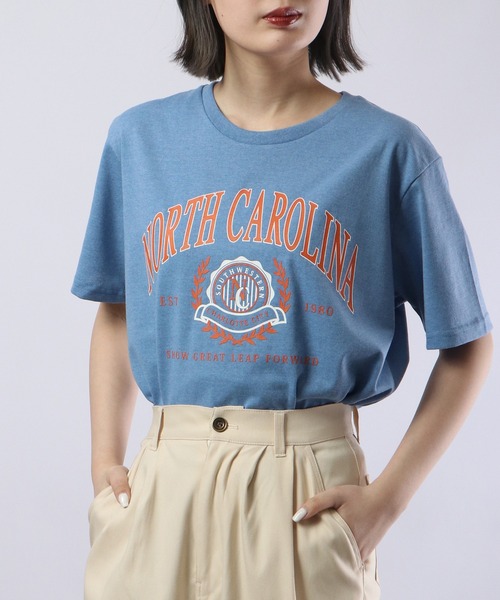 FUNALIVE（ファンアライブ）の「ロゴプリント半袖Tシャツ（Tシャツ/カットソー・メンズ・ホワイト/ブルー系1/ブラック系2/グリーン系/ブルー系/ホワイト系2/ブラック系/ホワイト系/ホワイト系1/ライトブラック/アッシュ/杢グレー/グレー系その他/ミント/ブラック系その他/ブルー/グリーン/イエロー/インディゴブルー/ピンク/ターコイズブルー/ブラック/レッド/アッシュグレー・LL/M/L）」の20枚目の写真