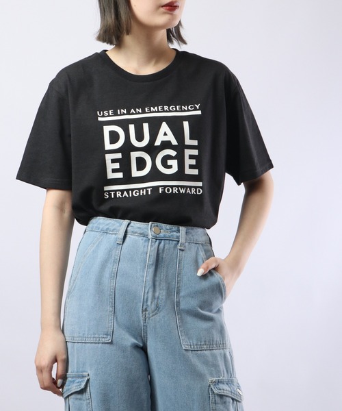 FUNALIVE（ファンアライブ）の「ロゴプリント半袖Tシャツ（Tシャツ/カットソー・メンズ・ホワイト/ブルー系1/ブラック系2/グリーン系/ブルー系/ホワイト系2/ブラック系/ホワイト系/ホワイト系1/ライトブラック/アッシュ/杢グレー/グレー系その他/ミント/ブラック系その他/ブルー/グリーン/イエロー/インディゴブルー/ピンク/ターコイズブルー/ブラック/レッド/アッシュグレー・LL/M/L）」の7枚目の写真