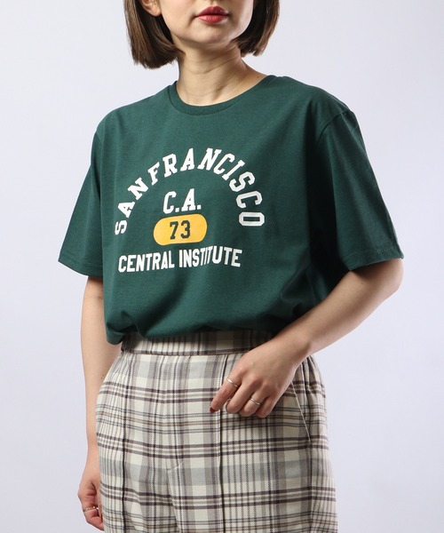 FUNALIVE（ファンアライブ）の「ロゴプリント半袖Tシャツ（Tシャツ/カットソー・メンズ・ホワイト/ブルー系1/ブラック系2/グリーン系/ブルー系/ホワイト系2/ブラック系/ホワイト系/ホワイト系1/ライトブラック/アッシュ/杢グレー/グレー系その他/ミント/ブラック系その他/ブルー/グリーン/イエロー/インディゴブルー/ピンク/ターコイズブルー/ブラック/レッド/アッシュグレー・LL/M/L）」の15枚目の写真