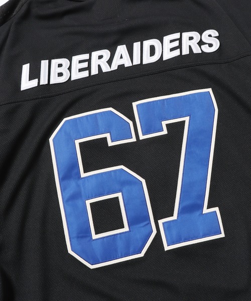 Liberaiders(リベレイダース)の「Liberaiders/リベレイダース LR HOCKEY SHIRT ホッケーシャツ(Tシャツ/カットソー・メンズ・ブラック/ホワイト/グリーン・XL/L/M)」の13枚目の写真