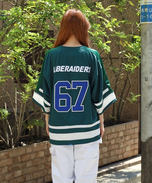 liberaiders ホッケーシャツ　サイズ :M Liberaiders リベレイダース LIBERAIDERS HOCKEY SHIRTS BLUE