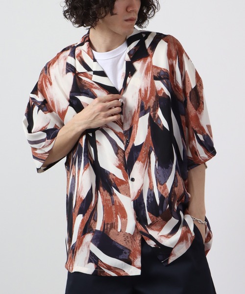 revertical(リバーティカル)の「ReverticaL 総柄BIGシルエットオープンカラーシャツ(シャツ/ブラウス・メンズ・ブラック/ベージュ/ブルー系その他/グリーン/パープル系その他・M/L)」の16枚目の写真