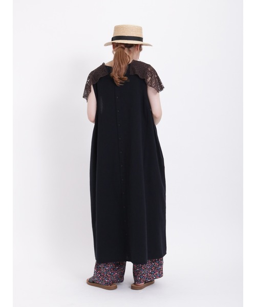 Samansa Mos2（サマンサ モスモス）の「【Lace collection】復刻パーツレースワンピース（ワンピース・レディース・ベージュ/ブラック・F）」の15枚目の写真