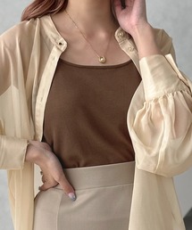 【apres jour clair】カップ付バックレースアップキャミ【ZOZOTOWN限定アイテム】