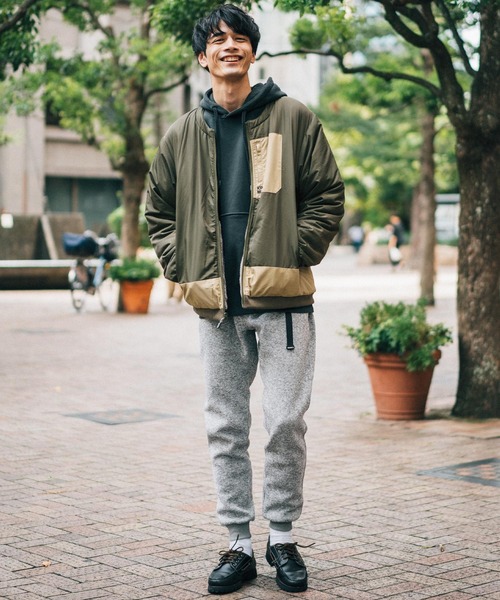 KRIFF MAYER(クリフメイヤー)の「ひっくりノーカラーJK(ノーカラージャケット・メンズ・カーキ/カラフル/チャコール/マスタード/その他5/ブラック・MEDIUM/X-LARGE/LARGE)」の16枚目の写真