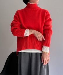 COLLAGE GALLARDAGALANTE | アルパカタッチハイネック/WEB限定(ニット/セーター)