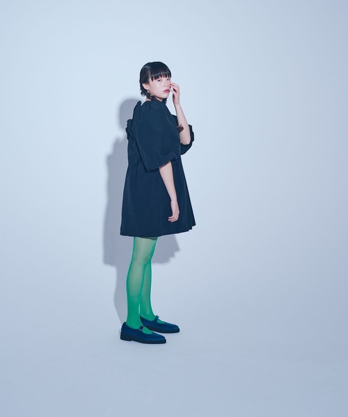 LOWRYS FARM（ローリーズファーム）の「バックリボンワンピース／ＩＣＥ  966374（ワンピース・レディース・ブラック/ピンク・FREE）」の10枚目の写真