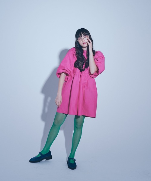 LOWRYS FARM（ローリーズファーム）の「バックリボンワンピース／ＩＣＥ  966374（ワンピース・レディース・ブラック/ピンク・FREE）」の5枚目の写真