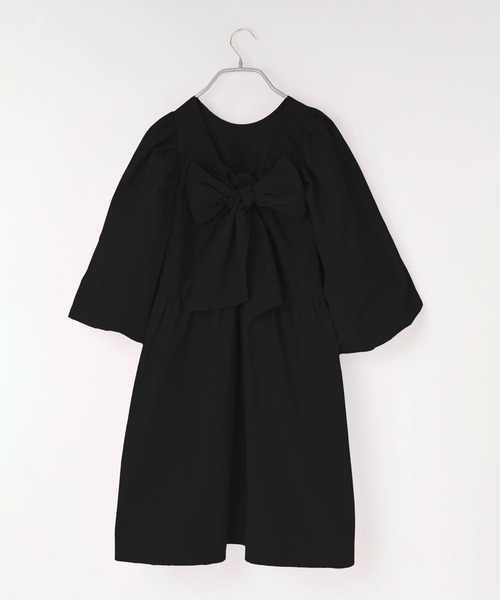 LOWRYS FARM（ローリーズファーム）の「バックリボンワンピース／ＩＣＥ  966374（ワンピース・レディース・ブラック/ピンク・FREE）」の8枚目の写真