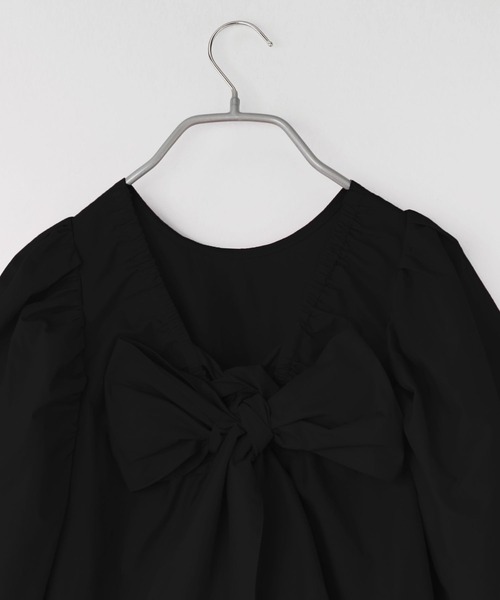 LOWRYS FARM（ローリーズファーム）の「バックリボンワンピース／ＩＣＥ  966374（ワンピース・レディース・ブラック/ピンク・FREE）」の13枚目の写真
