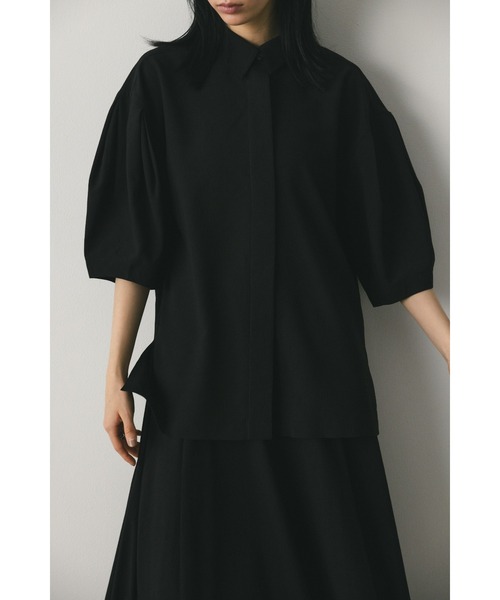 STYLEMIXER(スタイルミキサー)の「ワッシャータックスリーブシャツ(シャツ/ブラウス・レディース・オレンジ/ホワイト/ブラック・FREE)」の16枚目の写真