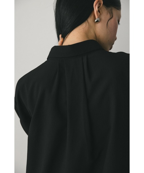 STYLEMIXER(スタイルミキサー)の「ワッシャータックスリーブシャツ(シャツ/ブラウス・レディース・オレンジ/ホワイト/ブラック・FREE)」の19枚目の写真