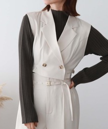 archives | ’サイドベルトショートテーラーベスト＇(その他アウター)