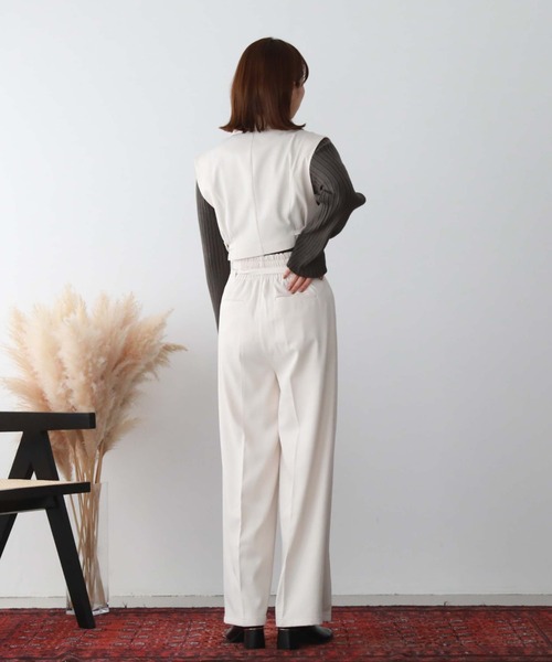 archives(アルシーヴ)の「’サイドベルトショートテーラーベスト'(その他アウター・レディース・モカ/ブラック/アイボリー・MEDIUM)」の11枚目の写真