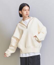 BEAUTY&YOUTH UNITED ARROWS | 【WEB限定】スポンディッシュニット ハーフジッププルオーバー -ウォッシャブル-(ニット/セーター)