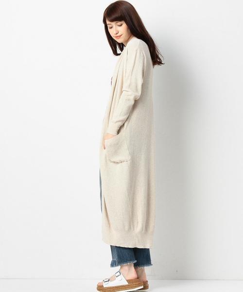 Another Edition（アナザーエディション）の「【展開店舗限定】ワッフルロングカーディガン/AEBC　COﾜｯﾌﾙﾛﾝｸﾞ　CGN（カーディガン/ボレロ・レディース・ナチュラル/ネイビー/オレンジ・ﾌﾘ-）」の20枚目の写真