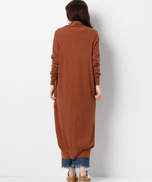 Another Edition（アナザーエディション）の「【展開店舗限定】ワッフルロングカーディガン/AEBC　COﾜｯﾌﾙﾛﾝｸﾞ　CGN（カーディガン/ボレロ・レディース・ナチュラル/ネイビー/オレンジ・ﾌﾘ-）」の8枚目の写真