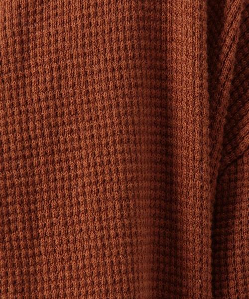 Another Edition（アナザーエディション）の「【展開店舗限定】ワッフルロングカーディガン/AEBC　COﾜｯﾌﾙﾛﾝｸﾞ　CGN（カーディガン/ボレロ・レディース・ナチュラル/ネイビー/オレンジ・ﾌﾘ-）」の10枚目の写真