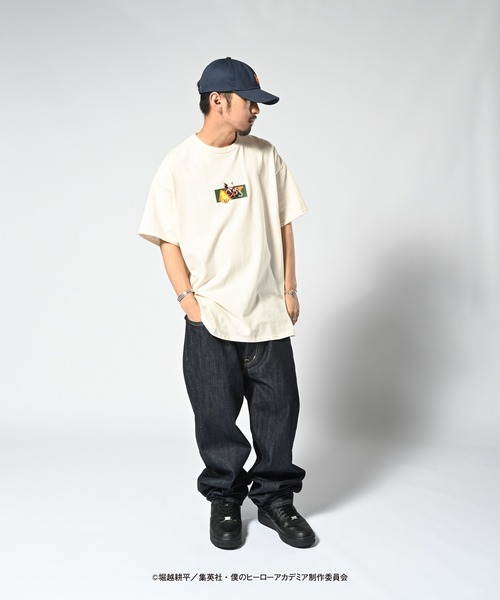 LFYT x 僕のヒーローアカデミア エルエフワイティー ラファイエット [Lafayette] - ロゴ 半袖Tシャツ [LFYT BOX LOGO TEE 爆豪勝己 LE230116]（Tシャツ/カットソー）｜LFYT（エルエフワイティー）