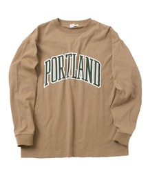 GLAZOS | アソートスタンダードカレッジフロントロゴプリントTシャツ(Tシャツ/カットソー)