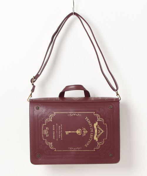 axes femme（アクシーズファム）の「洋書風デザインサッチェル