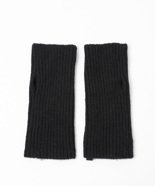 HARE（ハレ）の「ニットアームウォーマー(HARE)（手袋・メンズ・ブラック・FREE）」の2枚目の写真