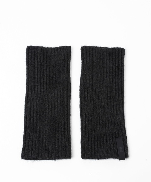 HARE（ハレ）の「ニットアームウォーマー(HARE)（手袋・メンズ・ブラック・FREE）」の3枚目の写真