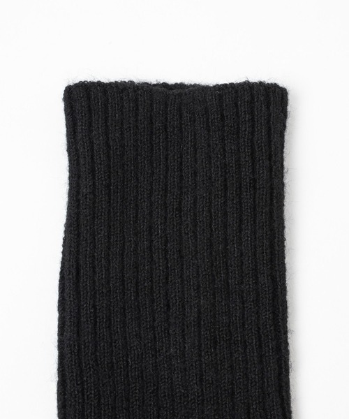 HARE（ハレ）の「ニットアームウォーマー(HARE)（手袋・メンズ・ブラック・FREE）」の4枚目の写真