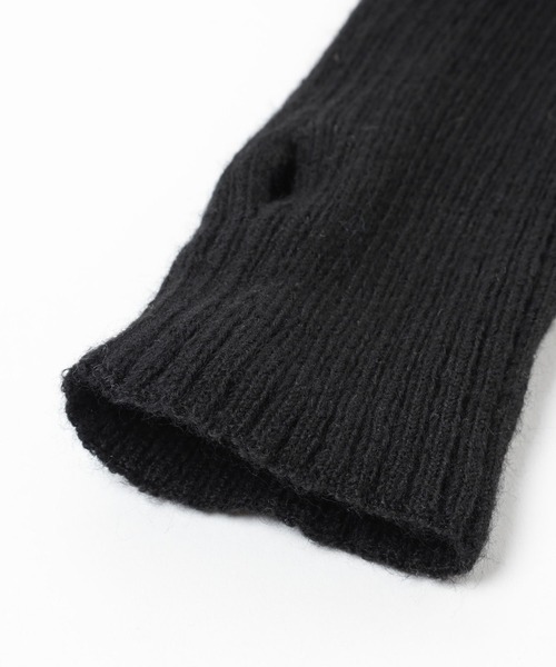 HARE（ハレ）の「ニットアームウォーマー(HARE)（手袋・メンズ・ブラック・FREE）」の6枚目の写真
