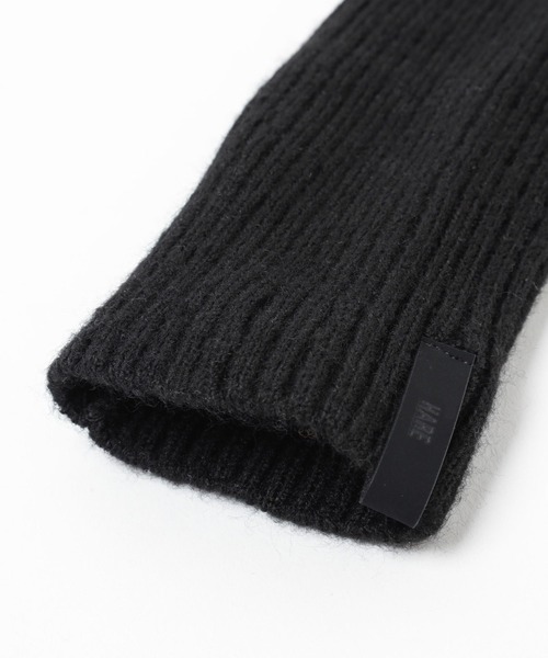 HARE（ハレ）の「ニットアームウォーマー(HARE)（手袋・メンズ・ブラック・FREE）」の8枚目の写真