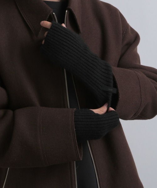 HARE（ハレ）の「ニットアームウォーマー(HARE)（手袋・メンズ・ブラック・FREE）」の11枚目の写真