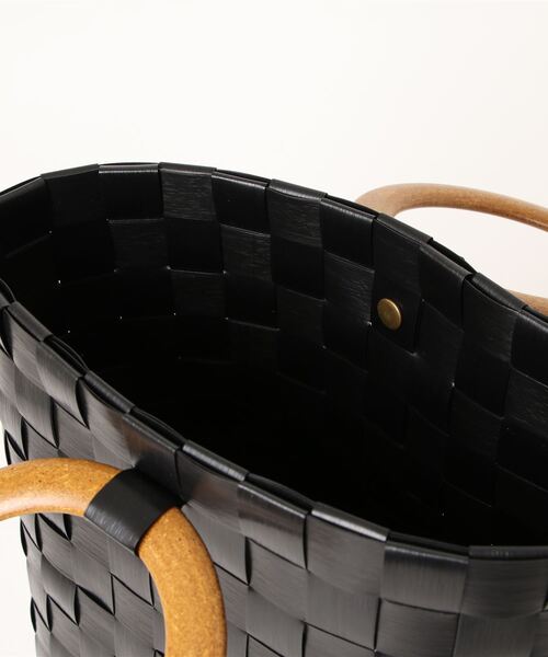 Kastane（カスタネ）の「ウッドハンドルカゴBAG（かごバッグ・レディース・ダークブルー/ブラック/ベージュ・FREE）」の14枚目の写真