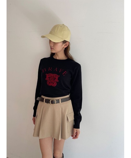 SNIDEL（スナイデル）の「エンブレムロゴキャップ（キャップ・レディース・イエロー/サーモンピンク/ホワイト/その他/ミント/グレー・FREE）」の16枚目の写真