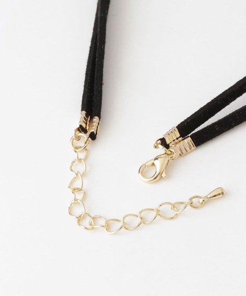 URBAN RESEARCH Sonny Label（アーバンリサーチサニーレーベル）の「スエードチョーカーネックレス（チョーカー・レディース・ブラック・ONE）」の4枚目の写真