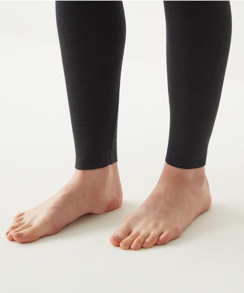 GUNZE(グンゼ)の「HOTMAGIC/ホットマジック 裏起毛であったか 綿のチカラ ハラマキ付きフルレングスボトム(インナーウェア/肌着・レディース・杢グレー/ブラック/ローズ/ブラウン系その他/ピンク系その他・X-LARGE/MEDIUM/LARGE)」の10枚目の写真