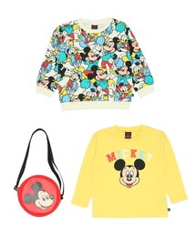 通販限定 親子お揃い  ディズニー ロンT トレーナー バッグ3点セット8698K