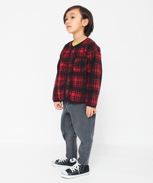 BRANSHES(ブランシェス)の「フリース/ソウガラジャケット(その他アウター・キッズ・レッド/ブラウン/ベージュ・110/150/100/130/90/120/140)」の4枚目の写真
