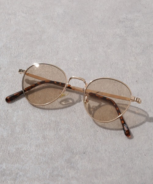NANO universe(ナノユニバース)の「アイウェア/ボストン型 3 メタルフレーム(サングラス・メンズ・ブラウン/ブルー・FREE)」の1枚目の写真