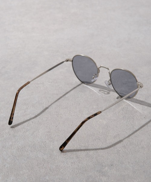 NANO universe(ナノユニバース)の「アイウェア/ボストン型 3 メタルフレーム(サングラス・メンズ・ブラウン/ブルー・FREE)」の5枚目の写真