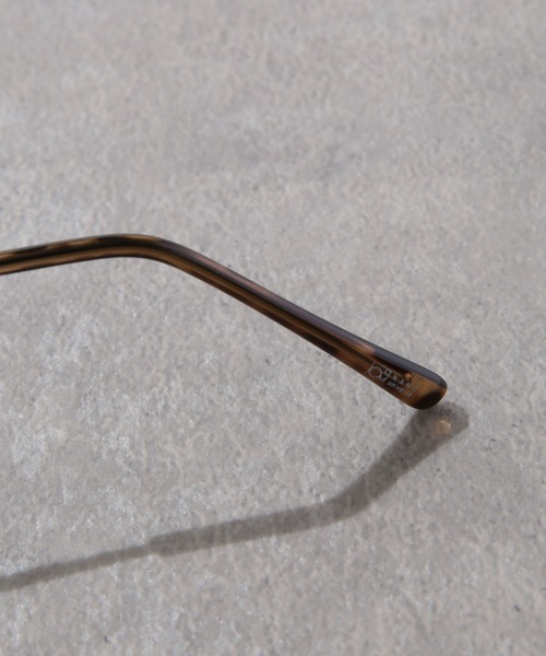 NANO universe(ナノユニバース)の「アイウェア/ボストン型 3 メタルフレーム(サングラス・メンズ・ブラウン/ブルー・FREE)」の7枚目の写真