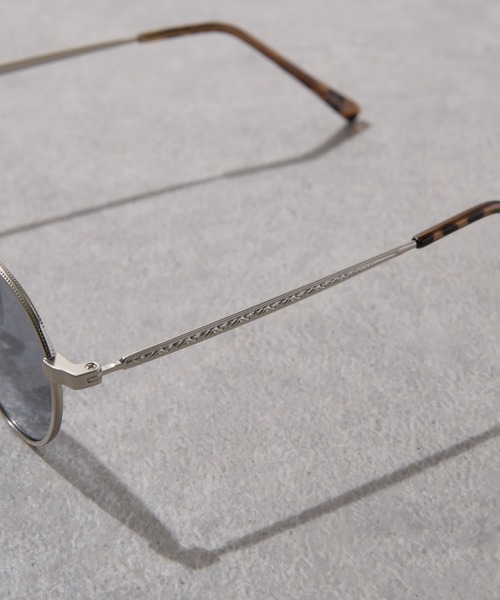 NANO universe(ナノユニバース)の「アイウェア/ボストン型 3 メタルフレーム(サングラス・メンズ・ブラウン/ブルー・FREE)」の8枚目の写真