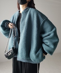 ※※【 3color 】ビッグシルエットボリュームボアブルゾン