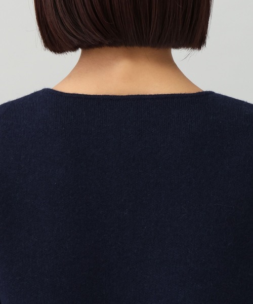 e/rm(イーアールエム)の「【e/rm】カシミヤコンパクトニットカーディガン(カーディガン/ボレロ・レディース・ネイビー/チャコールグレー/アイボリー/ブラック・FREE)」の16枚目の写真