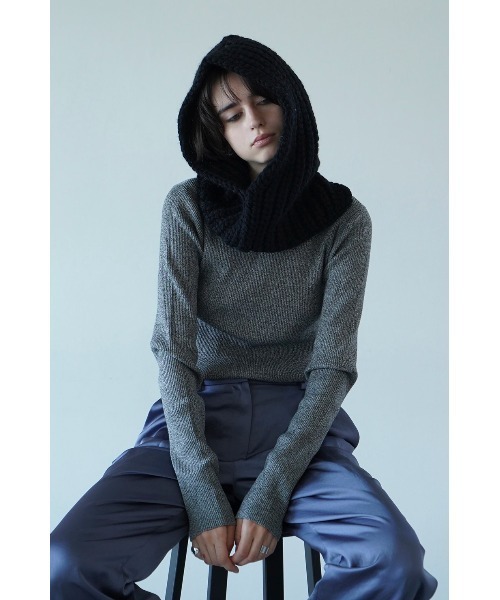 CLANE定番のロングスリーブのリブニット HIGH NECK RIB トップス CLANE定番のロングスリーブのリブニット HIGH NECK RIB トップス